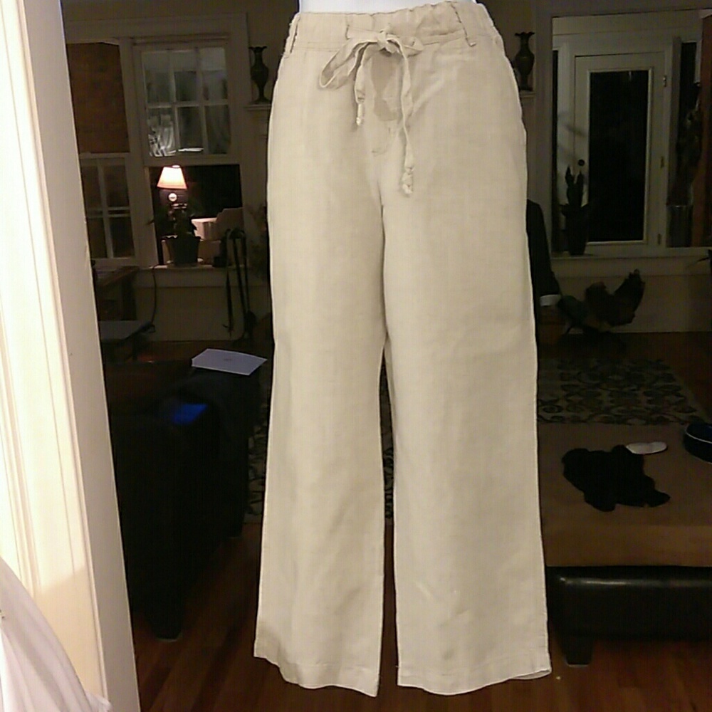 Allen allen ladies linen pants